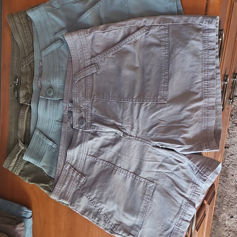 X3 Pair Prana Ellie Shorts - Size 6